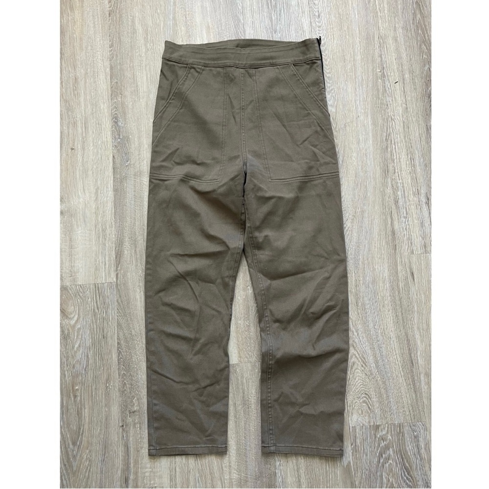 Prairie Underground Khaki Hip Zipper Ankle Pants